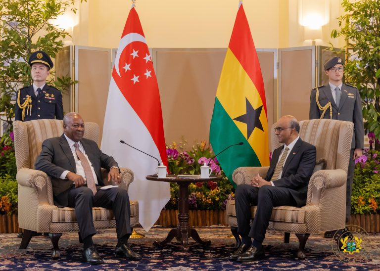 Singapore’s President Praises Mahama’s Leadership on Economic Challenges