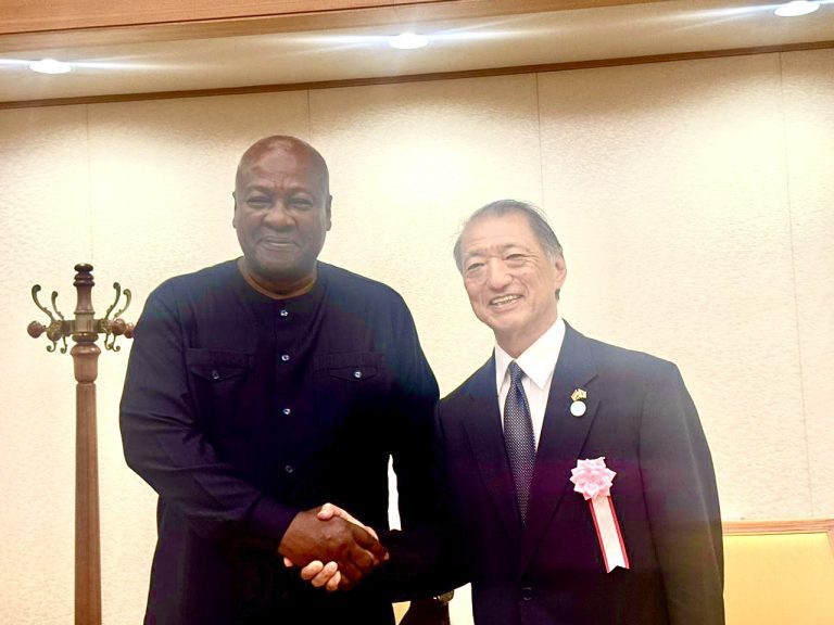 President Mahama Arrives in Japan for TICAD IX Conference