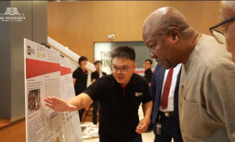 President Mahama Visits Singapore Education and Biotech Facilities