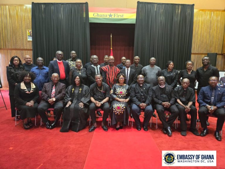 Ghana Embassy in Washington holds Memorial Service for Late Ministers and Six Others