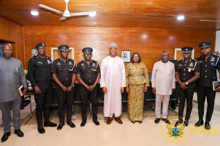 Interior Minister Meets Greater Accra Police and House of Chiefs to address Chieftency and Homowo- related issues 