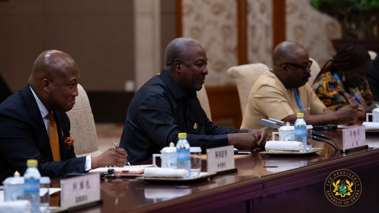 President Mahama meets President Xi Jinping in Beijing