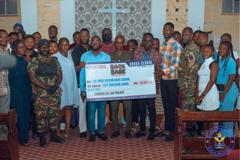 Air Force Station Basic School in Takoradi Receives ICT Equipment