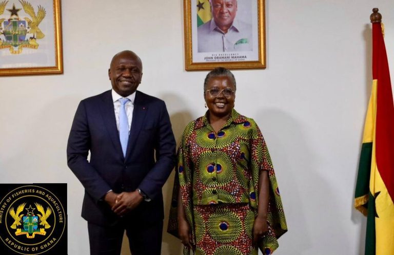 Fisheries Minister Hosts Abidjan Legacy Programme Delegation on Technical Mission to Ghana