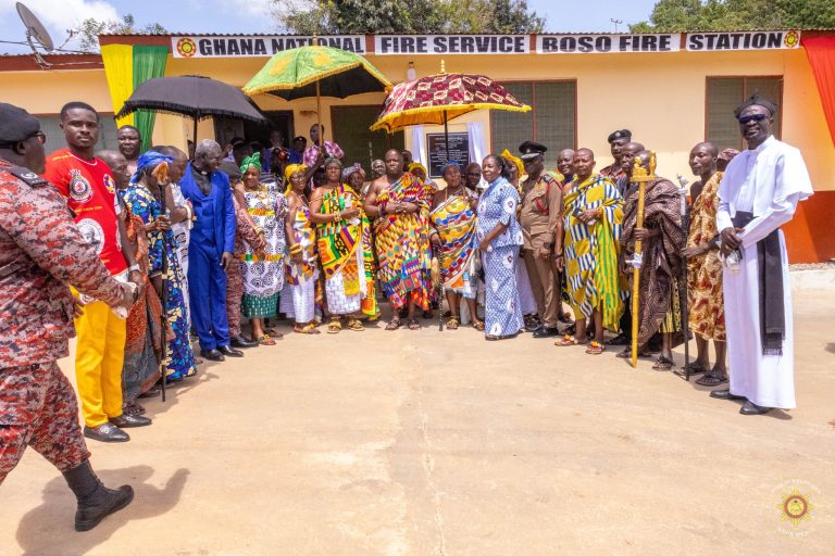 GNFS Commissions New Fire Station at Boso