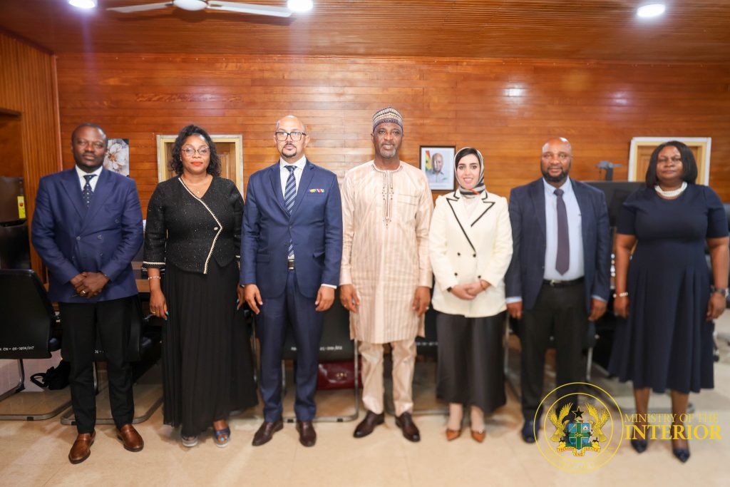 Interior Minister Hosts Pan-African Parliament Delegation.