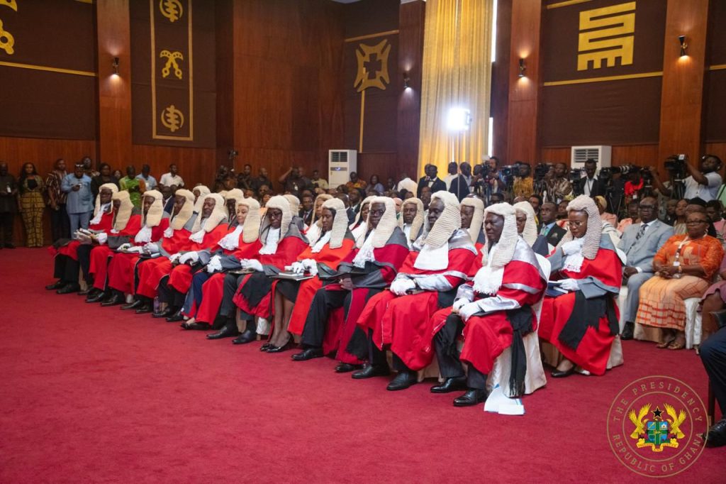 President Mahama swears in 21 New Court of Appeal justices