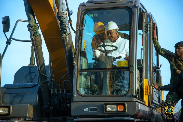 President Mahama Cuts Sod for Multiple Northern Corridor Roads