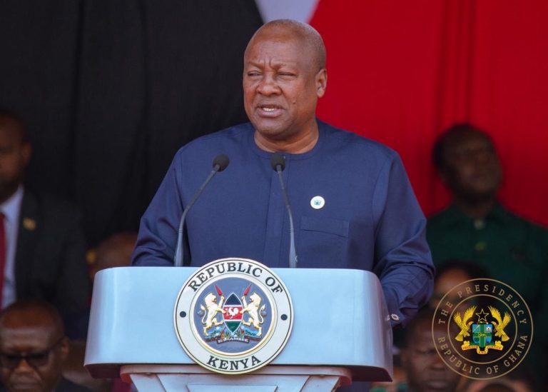 President Mahama Calls for Africa’s Economic Independence at Kenya’s Jamhuri Day