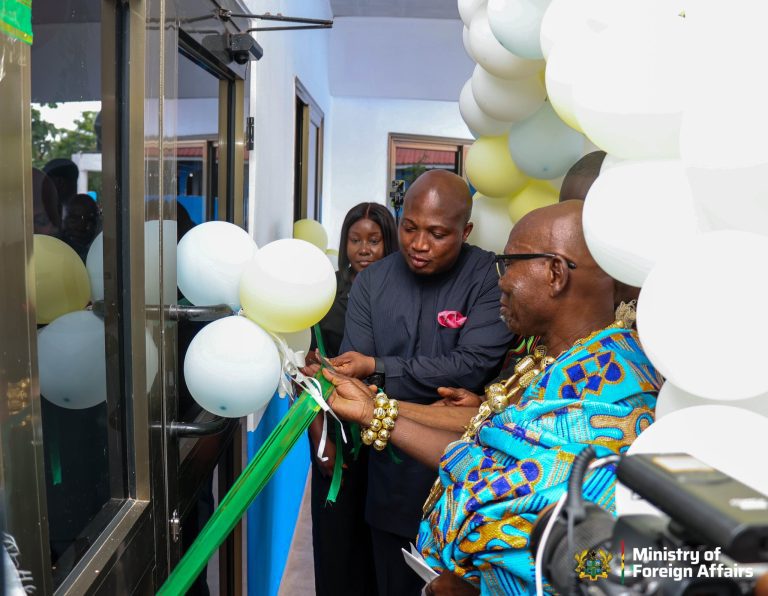 Foreign Affairs Minister Commissions Dambai Passport Office