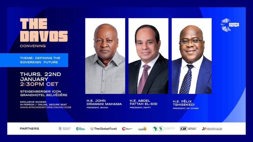 President Mahama to Lead Accra Reset Discussions in Davos