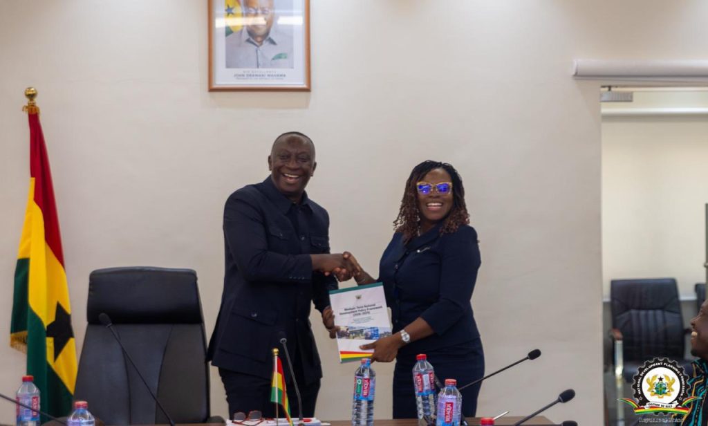 NDPC Presents 2026–2029 Medium-Term Development Framework to Ministry of Finance