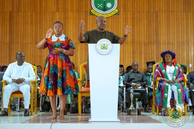 President Mahama Directs Minerals Commission to Issue Small-Scale Mining Licence to UMaT 