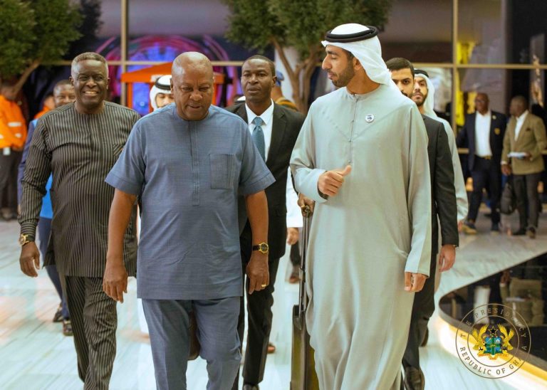 President Mahama Arrives in Dubai for 2026 World Governments Summit