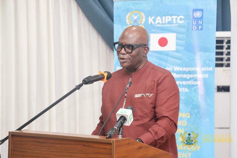 Deputy Interior Minister calls for stronger political leadership to limit Arms Proliferation in West Africa