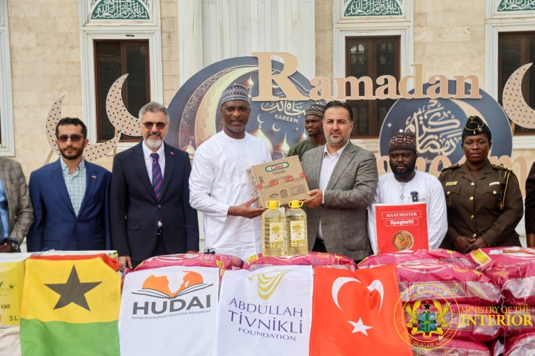 Interior Minister Pledges Stronger Ghana–Turkey Ties at Prison Donation