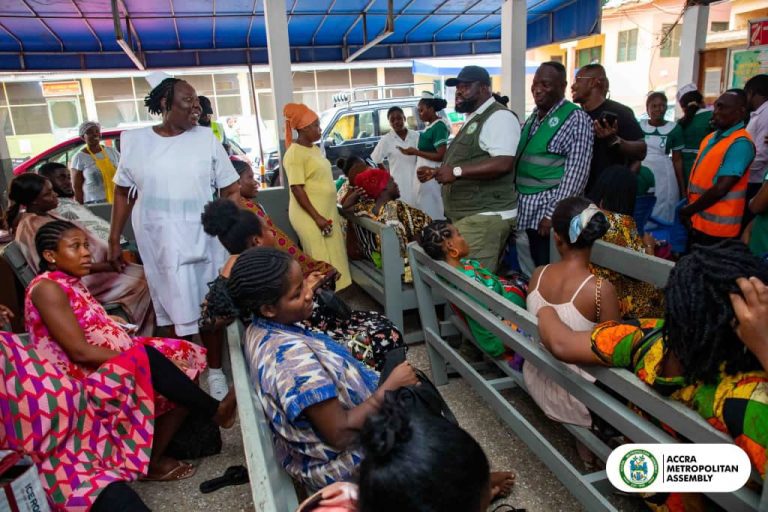 Accra Mayor Visits Kaneshie Polyclinic, Assesses Service Delivery Challenges