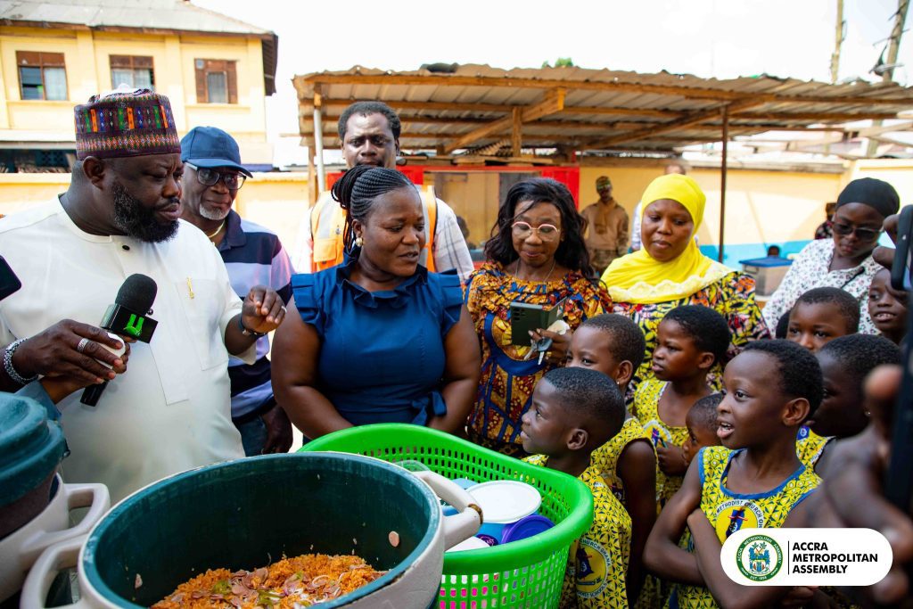School Feeding Programme: Accra Mayor commends caterers for good work done