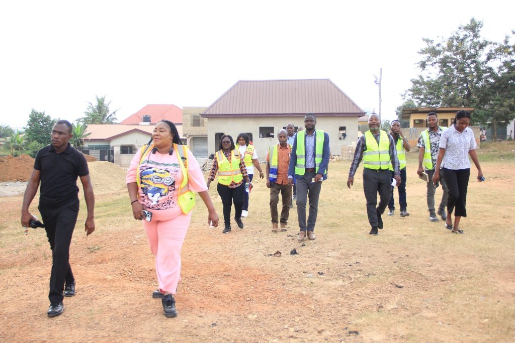 Obuasi MCE Tours Project Sites; Expresses Satisfaction with Progress of Work