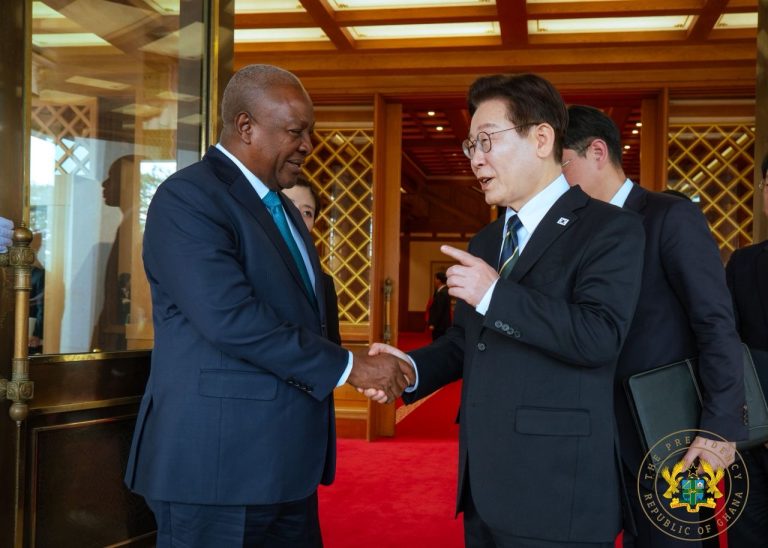 President Mahama Holds Bilateral Talks with Korean President, Discusses Agriculture, Critical Minerals, Technology