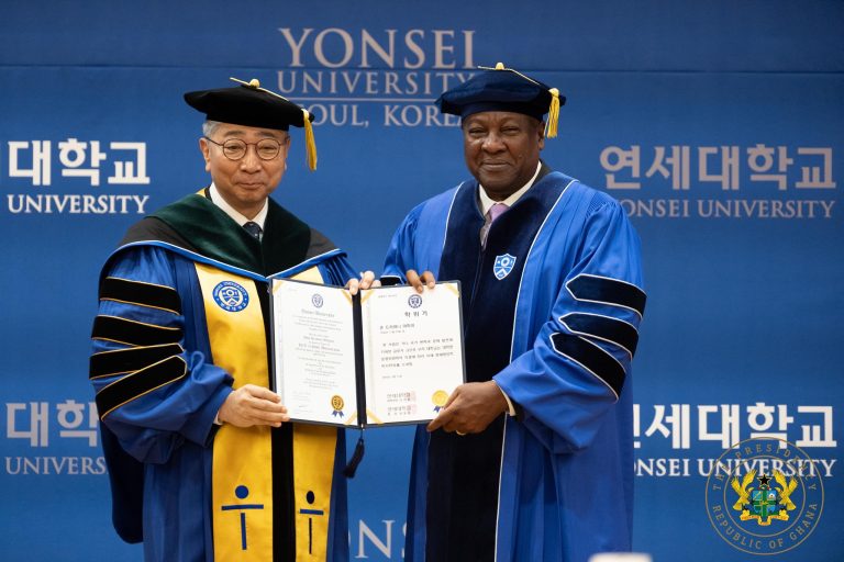 Yonsei University Confers Honorary Doctorate in Public Administration on President Mahama