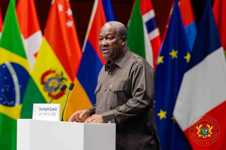 President Mahama Issues Three Calls to Action at One Health Summit, Raises Climate, Health and Equity Concerns
