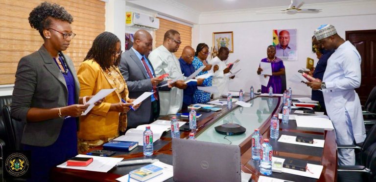 Fisheries Minister Swears in New Fisheries Commission Board Under Revised Law