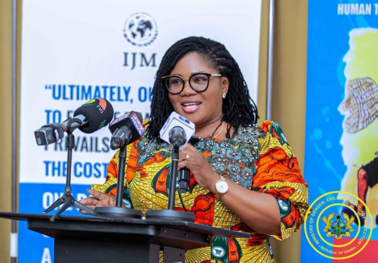 Gender Minister Calls for Urgent Action as Ghana Tackles Dimensions of Human Trafficking
