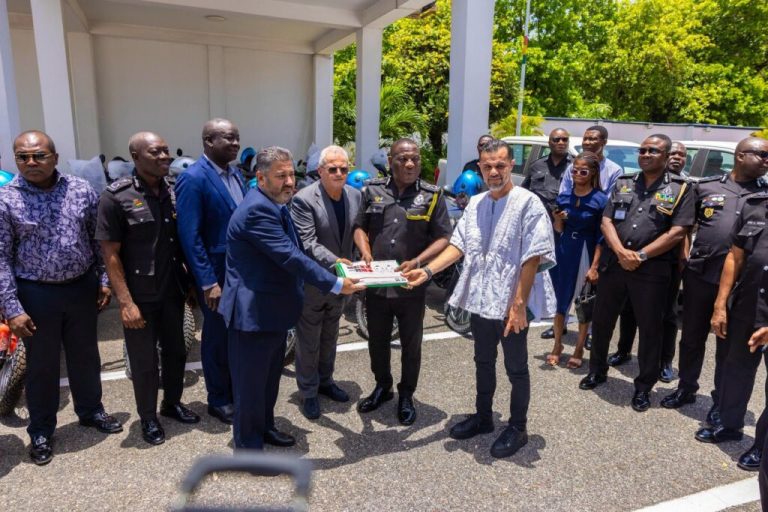 Lebanese Ambassador and Philanthropist donate vehicles and equipment to the Ghana Police Service