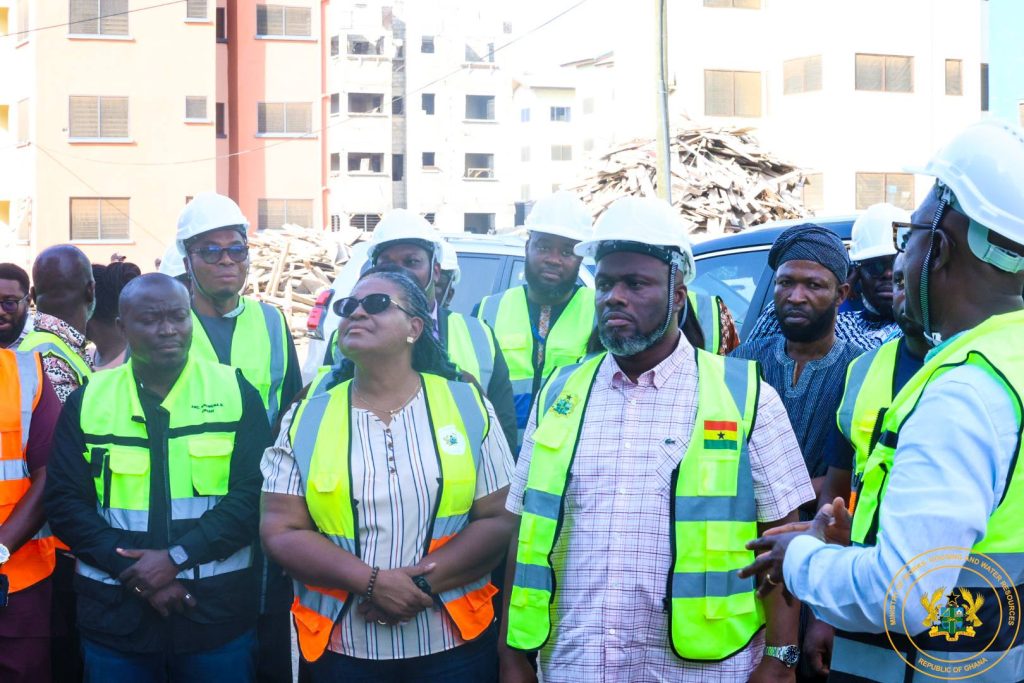 Works and Housing Minister Inspects Major Housing Projects in Tema