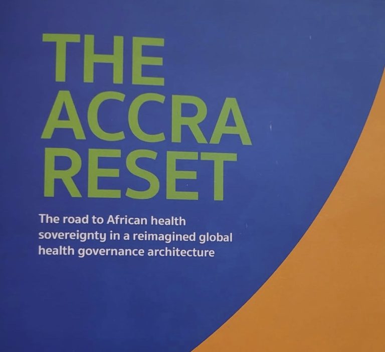 Accra Reset Announces High-Level Panel on Global Health Governance