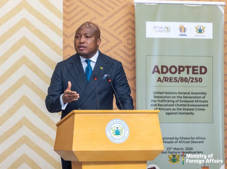 Foreign Affairs Minister Rejects Narratives of Equal African Participation in the Slave Trade