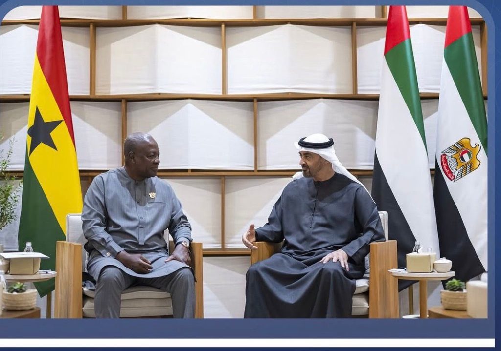 Ghana and UAE to strengthen strategic energy ties as President Mahama expresses solidarity with Abu Dhabi.