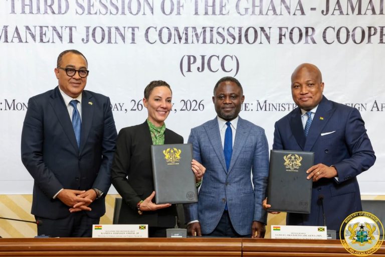 Ghana and Jamaica Sign Health Pact; First Batch of Ghanaian Medics to be Deployed in June 2026