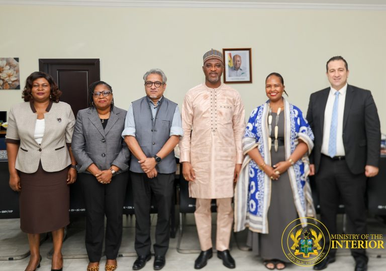 Interior Minister, UNDP Resident Representative Discuss Peace and Security Collaboration