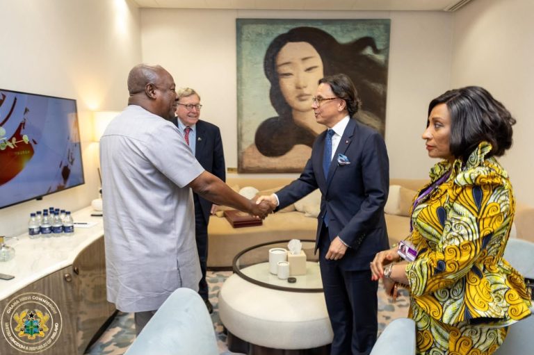 President Mahama Arrives in London for Working Visit
