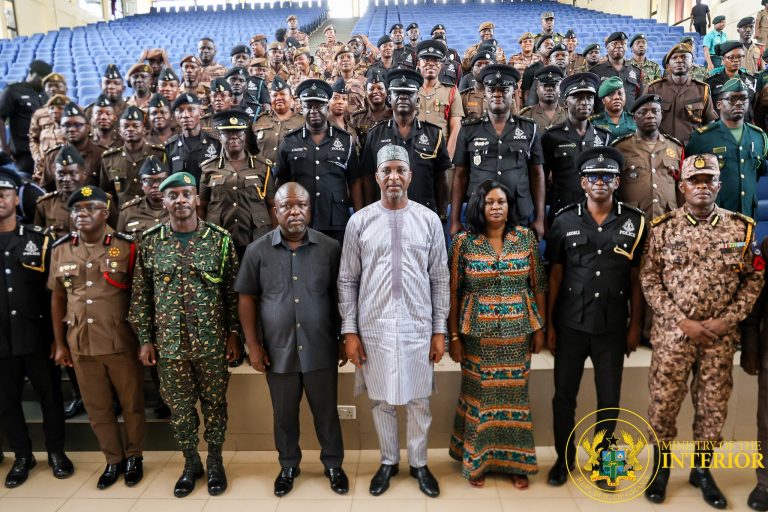 Interior Minister Assures Security Personnel of Improved Welfare to Enhance National Security