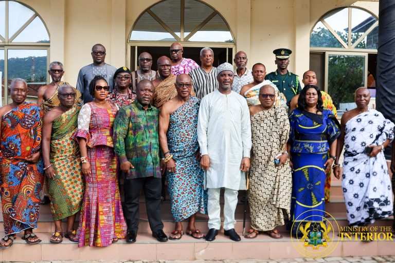 Interior Minister urges Volta Traditional and Religious Leaders to Support National Security Efforts