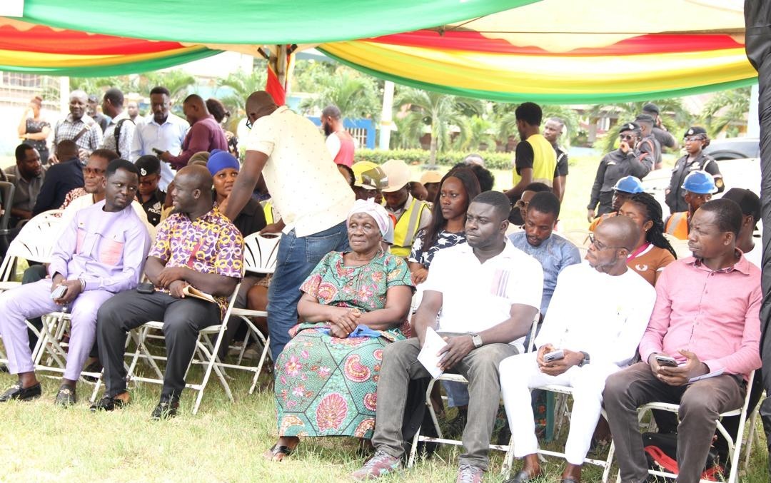 RTI OFFICER PROMOTES TRANSPARENCY AT JUABEN SHS SOD-CUTTING CEREMONY