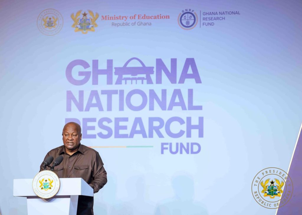 President Mahama Launches Ghana National Research Fund