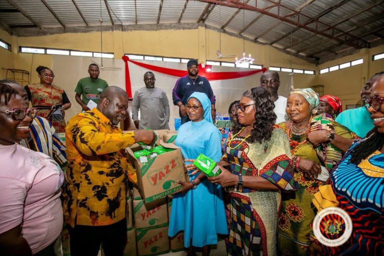 Volta Region Donates Sanitary Pads to Schools on Menstrual Hygiene Day