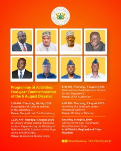 Gov’t announces programme to commemorate first anniversary of helicopter disaster