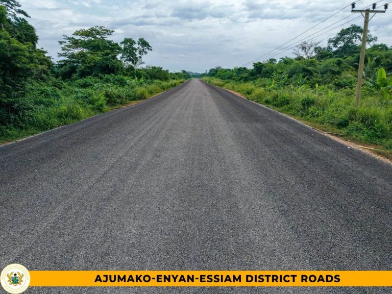 Ajumako-Enyan-Essiam Roads Hit 73% Completion