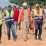 Minister Agbodza Inspects Atimpoku–Asikuma Road Under Big Push Agenda