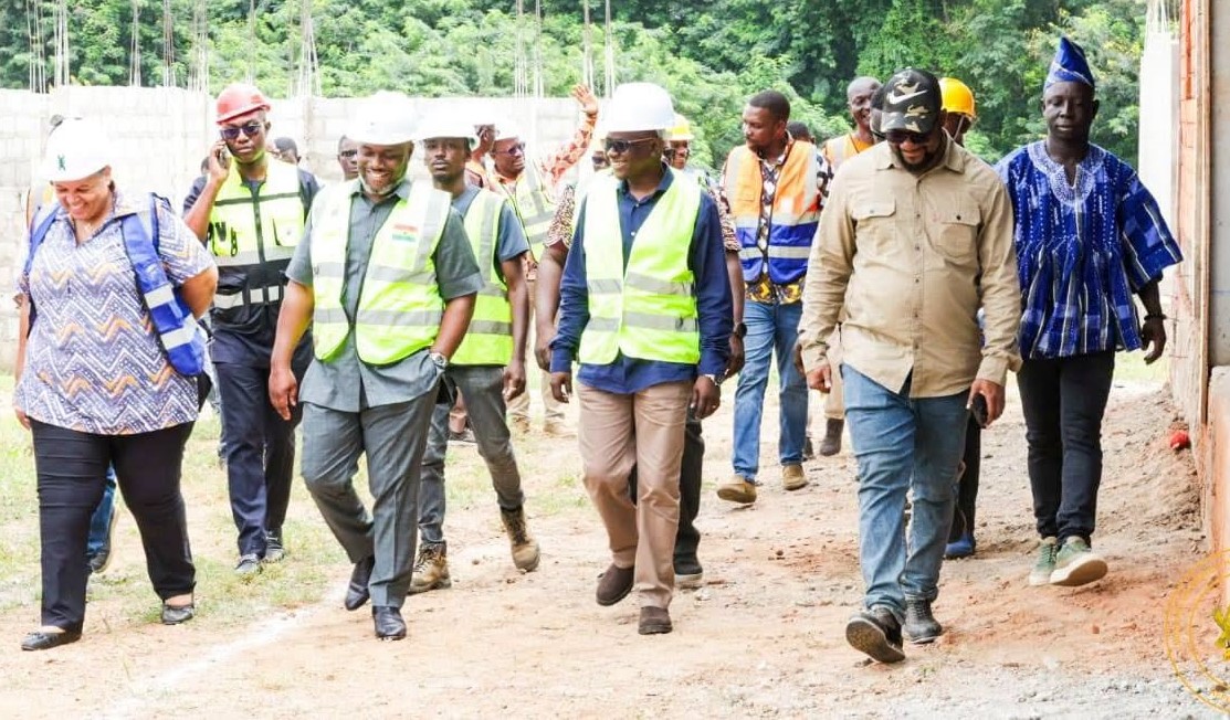 Works and Housing Minister Inspects Greenville Housing Project in South Dayi