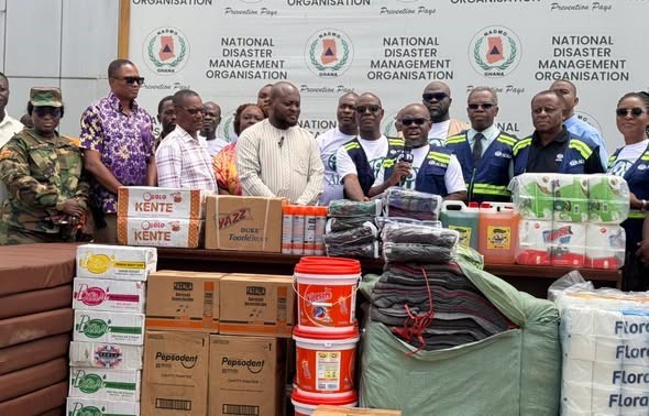 NADMO Receives Relief Support from ADRA Ghana
