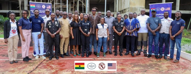 NACSA, Ghana Police and HALO Trust train Officers ahead of the 8th National Weapons Destruction Exercise