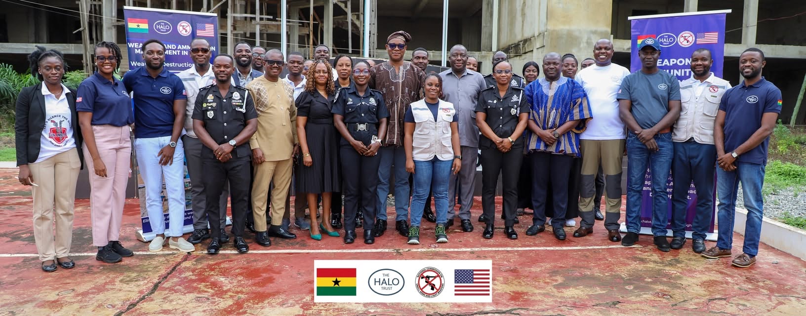 NACSA, Ghana Police and HALO Trust train Officers ahead of the 8th National Weapons Destruction Exercise