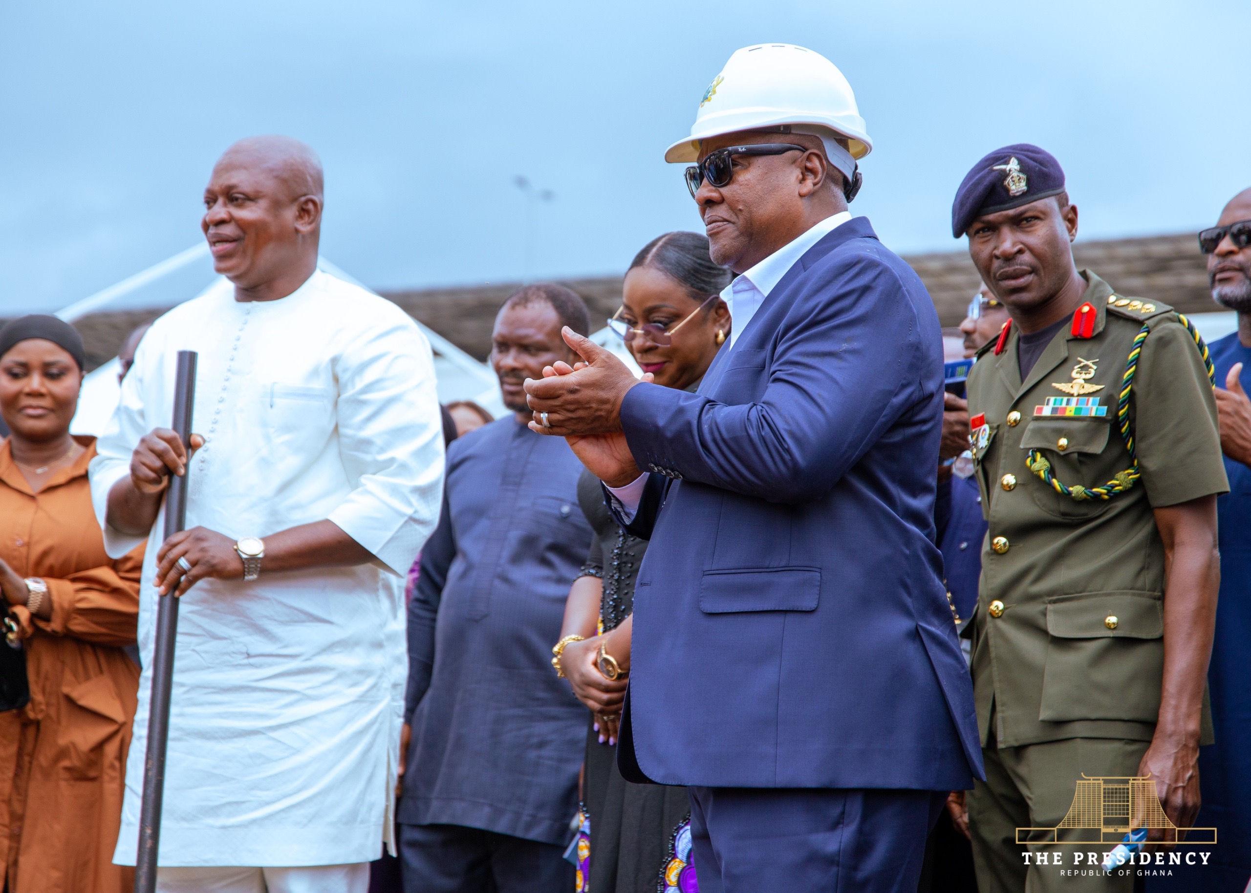 President Mahama Cuts Sod for 2,030-Bay Multi-Tiered Car Park and Airport Hotels Complex