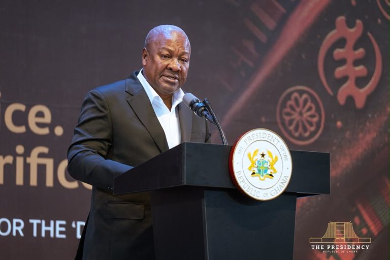 President Mahama urges Ghanaians to honour departed public servants through integrity and national service